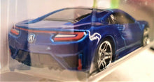 Load image into Gallery viewer, Hot Wheels 2019 &#39;17 Acura NSX Dark Blue #199 HW Exotics 9/10 New Long Card
