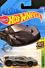 Load image into Gallery viewer, Hot Wheels 2020 McLaren P1 Dark Grey #149 HW Exotics 9/10 New Long Card
