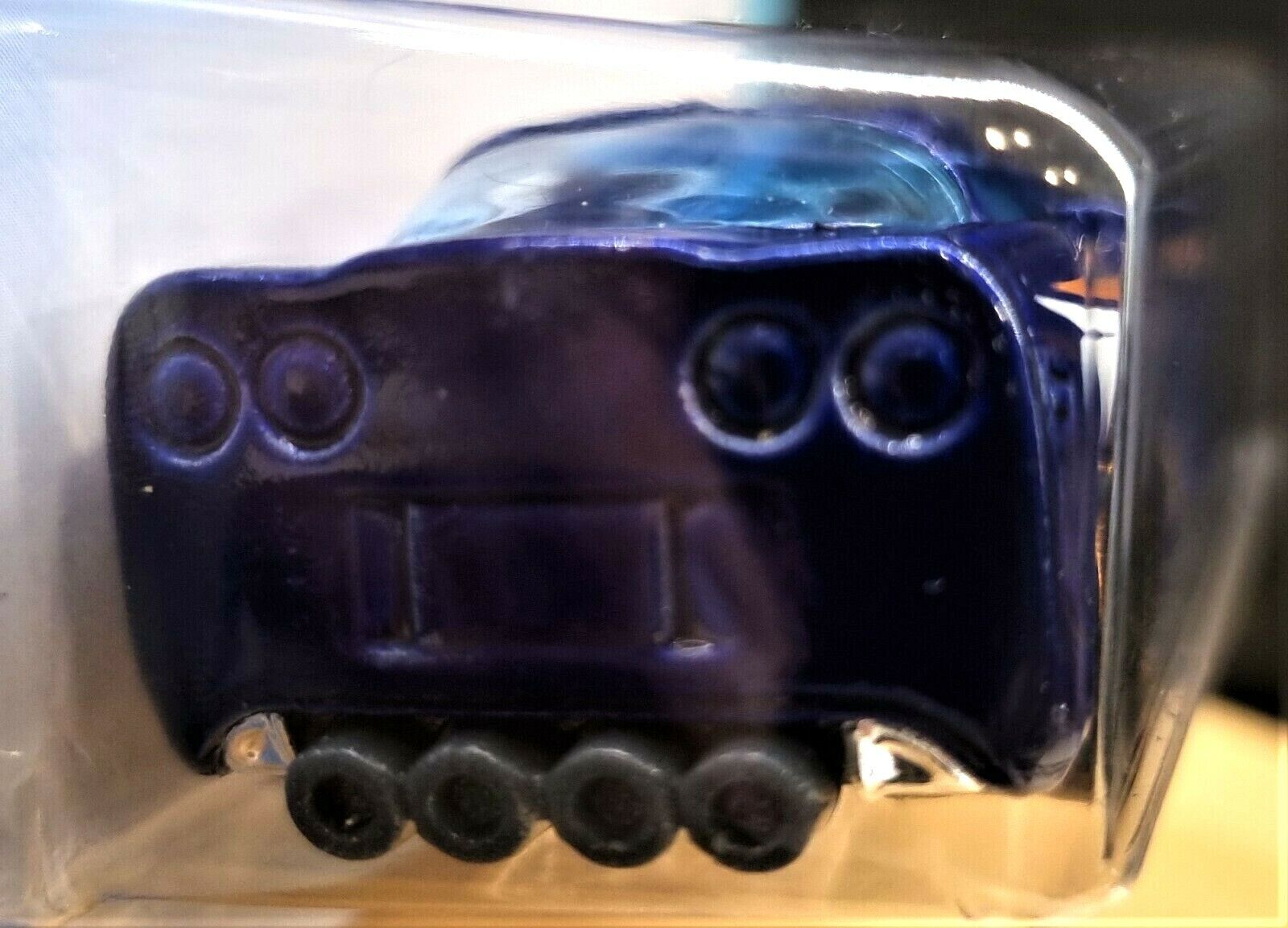 Hot Wheels 2018 C6 Corvette Blue #56 Tooned 3/5 New Long Card