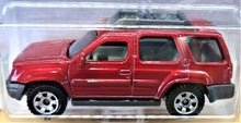 Load image into Gallery viewer, Matchbox 2018 2000 Nissan Xterra Dark Red #111 MBX Road Trip 30/35 New Long Card
