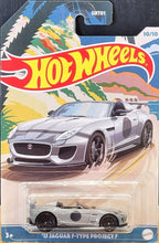 Load image into Gallery viewer, Hot Wheels 2021 15 Jaguar F-Type Project 7 Silver Hot Wheels Convertibles 10/10
