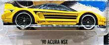 Load image into Gallery viewer, Hot Wheels 2017 &#39;90 Acura NSX Yellow #94 Nightburnerz 4/10 New
