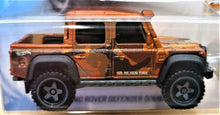 Load image into Gallery viewer, Hot Wheels 2019 &#39;15 Land Rover Defender Double Cab Matte Copper #14 Baja Blazers
