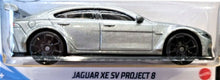 Load image into Gallery viewer, Hot Wheels 2020 Jaguar XE SV Project 8 Silver #171 Nightburnerz 6/10 New
