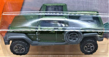Load image into Gallery viewer, Matchbox 2017 &#39;17 Jeep Gladiator Olive Green #92 MBX Explorers New Long Card
