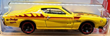 Load image into Gallery viewer, Hot Wheels 2020 &#39;71 Dodge Charger Yellow #188 HW Flames 6/10 new Long Card
