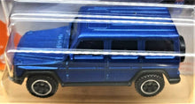 Load image into Gallery viewer, Matchbox 2020 ´15 Mercedes-Benz G 550 Blue #36 MBX Highway New Long Card
