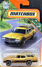 Load image into Gallery viewer, Matchbox 2019 &#39;71 Oldsmobile Vista Cruiser Brown #13 MBX Road Trip 4/20 New
