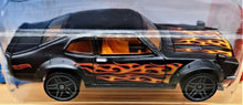 Load image into Gallery viewer, Hot Wheels 2020 Custom Ford Maverick Matt Black #142 HW Flames 9/10 New
