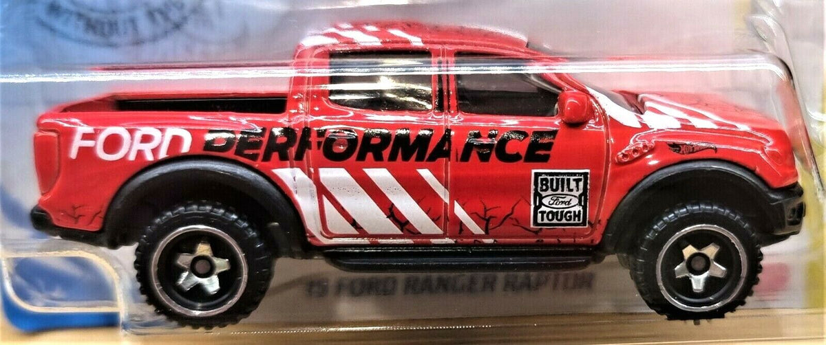 Hot Wheels '19 Ford Ranger Raptor Die-Cast Car - Red Speed Graphics Edition (76/250) - View #6