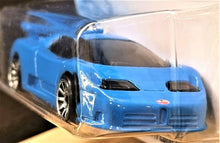 Load image into Gallery viewer, Hot Wheels 2021 &#39;94 Bugatti EB110 SS French Racing Blue #224 HW Exotics 6/10 New
