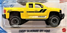 Load image into Gallery viewer, Hot Wheels 2021 Chevy Silverado Off Road Yellow #185 HW Hot Trucks 2/10 New
