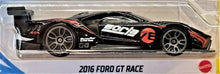 Load image into Gallery viewer, Hot Wheels 2021 2016 Ford GT Race Black #67 HW Speed Graphics 1/10 New Long Card
