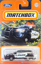 Load image into Gallery viewer, Matchbox 2021 2016 Ford Interceptor Utility Black MBX Highway #65/100 New
