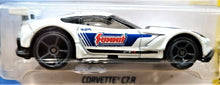 Load image into Gallery viewer, Hot Wheels 2018 Corvette C7.R White #27 HW Speed Graphics 1/10 New Long Card
