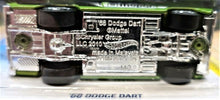 Load image into Gallery viewer, Hot Wheels 2020 &#39;68 Dodge Dart Green #70 HW Speed Graphics 5/10 New Long Card
