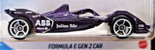 Load image into Gallery viewer, Hot Wheels 2020 Formula E Gen 2 Car Purple #107 HW Race Day 1/10 New Long Card
