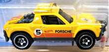 Load image into Gallery viewer, Hot Wheels 2020 Porsche 914 Safari Yellow #242 Nightburnerz 4/10 New Long Card
