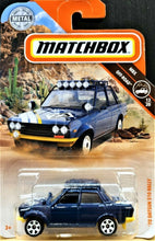 Load image into Gallery viewer, Matchbox 2019 ´70 Datsun 510 Rally Dark Blue #73 MBX Off-Road 13/20 New
