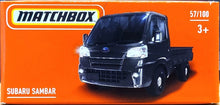 Load image into Gallery viewer, Matchbox 2021 Subaru Sambar Black MBX Metro #57/100 New Sealed Box
