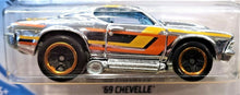 Load image into Gallery viewer, Hot Wheels 2020 &#39;69 Chevelle Chrome #15 Tooned 4/10 New Long Card
