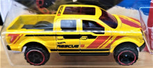 Load image into Gallery viewer, Hot Wheels 2017 &#39;15 Ford F-150 Yellow #65 HW Rescue 10/10 New
