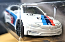 Load image into Gallery viewer, Hot Wheels 2018 BMW M4 White Gran Turismo 6/8 New Long Card
