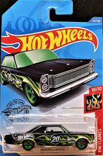 Load image into Gallery viewer, Hot Wheels 2020 &#39;65 Ford Galaxie Black #221 HW Flames 10/10 New Long Card

