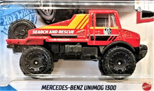 Load image into Gallery viewer, Hot Wheels 2021 Mercedes-Benz Unimog 1300 Red #188 HW Rescue 1/10 New Long Card
