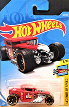 Load image into Gallery viewer, Hot Wheels 2018 Bone Shaker Red #122 Legends of Speed 3/10 New Long Card
