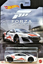 Load image into Gallery viewer, Hot Wheels 2020 &#39;17 Acura NSX White Forza Motorsport 2/5 New Long Card
