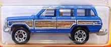 Load image into Gallery viewer, Matchbox 2021 1989 Jeep Wagoneer Blue Retro Series 21/24 New
