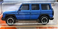 Load image into Gallery viewer, Matchbox 2020 ´15 Mercedes-Benz G 550 Blue #36 MBX Highway New Long Card
