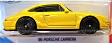 Load image into Gallery viewer, Hot Wheels 2020 &#39;96 Porsche Carrera Yellow #72 Porsche 2/5 New Long Card
