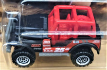 Load image into Gallery viewer, Matchbox 2020 Jeep 4x4 Black/Red Off Road Rally Series 10/12 New Long Card
