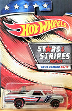 Load image into Gallery viewer, Hot Wheels 2020 &#39;68 El Camino Silver Stars &amp; Stripes 6/10 New Long Card
