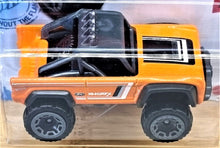 Load image into Gallery viewer, Hot Wheels 2021 Custom Ford Bronco Orange #163 Then &amp; Now 6/10 New Long Card
