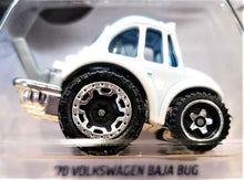 Load image into Gallery viewer, Hot Wheels 2020 &#39;70 Volkswagen Baja Bug White #126 Tooned 3/10 New Long Card
