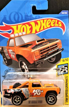 Load image into Gallery viewer, Hot Wheels 2020 &#39;87 Dodge D100 Orange #128 HW Speed Graphics 6/10 New Long Card

