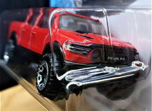 Load image into Gallery viewer, Hot Wheels 2020 Ram 1500 Rebel Red #225 HW Hot Trucks 2/10 New Long Card
