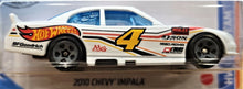 Load image into Gallery viewer, Hot wheels 2020 &#39;10 Chevy Impala White #209 HW Race Team 2/5 New Long Card
