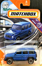 Load image into Gallery viewer, Matchbox 2020 ´15 Mercedes-Benz G 550 Blue #36 MBX Highway New Long Card
