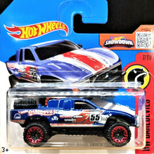 Load image into Gallery viewer, Hot Wheels 2016 Toyota Off-Road Truck Blue #152 HW Daredevils 7/10 New
