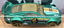 Load image into Gallery viewer, Hot Wheels 2020 Custom &#39;15 Ford Mustang Green Spider-Man Maximum Venom 4/5 New
