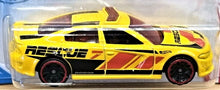 Load image into Gallery viewer, Hot Wheels 2021 &#39;15 Dodge Charger SRT Yellow #228 HW Rescue 7/10 New Long Card
