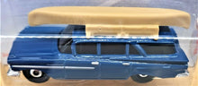 Load image into Gallery viewer, Matchbox 2018 &#39;59 Chevy Wagon Dark Blue #10 MBX Road Trip 8/35 New Long Card
