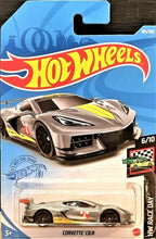 Load image into Gallery viewer, Hot Wheels 2021 Corvette C8.R Silver #105 HW Race Day 6/10 New Long Card
