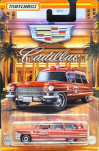 Load image into Gallery viewer, Matchbox 2021 1963 Cadillac Ambulance Red Cadillac Series 4/12 New Long Card
