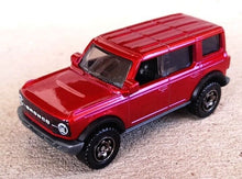 Load image into Gallery viewer, Matchbox 2021 Ford Bronco Maroon MBX Off-Road #21/100 New Sealed Box
