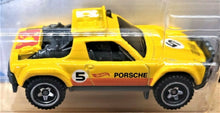 Load image into Gallery viewer, Hot Wheels 2020 Porsche 914 Safari Yellow #242 Nightburnerz 4/10 New Long Card
